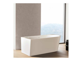 Hoekbad links 180x80x58 cm, Aloni, wit