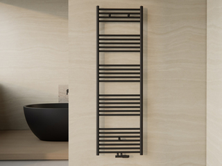 Handdoekradiator 160×50 cm, Belrad, BZM1600500, zwart