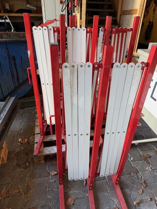 3x Afzet hek uitklapbaar