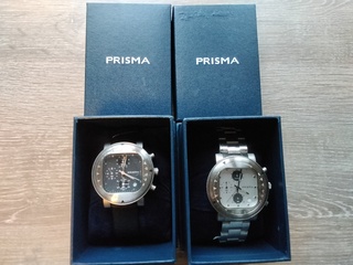 2x Herenhorloge met verschillende band Prisma