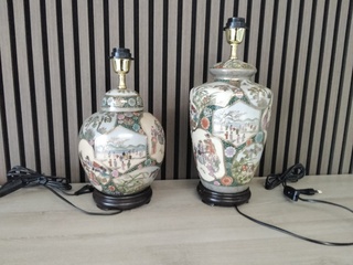 2x Chinese lamp zonder kap