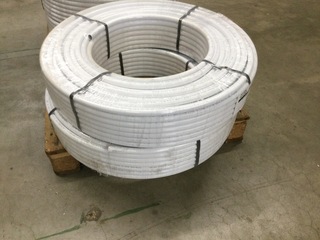 2x Meerlagenbuis met mantel doorsnee 20/2, Belrad/Belpex, PX20, wit