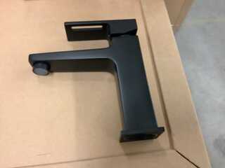 Wastafelmengkraan zwart, Karo, HKF092, zwart