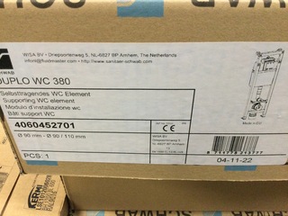 Toilet reservoir, Schwab, Duplo WC 380