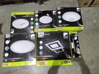 6x Plafondlampen , Eglo, Ledconnect, Ongecontroleerd
