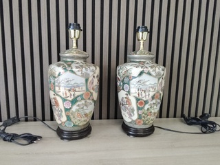 2x Chinese lamp zonder kap