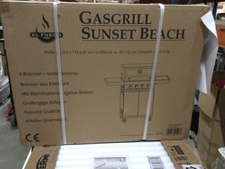 Gas barbecue 4+1, El Fuego, Sunset Beach