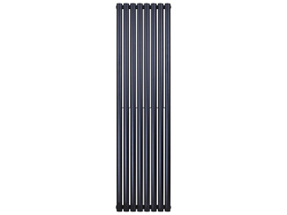 Designradiator Ovaal enkel 180×47,2 cm, Belrad O.B.12-1800/472, mat zw
