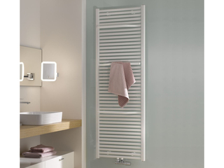 2x Design radiator 177,5×50 cm, HSK Line Plus, 8085178, perl grau/zwar