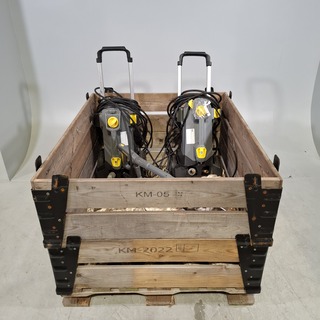 2x Hogedrukreiniger en scheepstouw, O.a. Kärcher, o.a. HD4/9 C