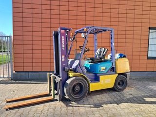 Heftruck, Komatsu, FG30HT-12, Geel / Blauw, 2001