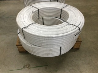 2x Meerlagenbuis met mantel doorsnee 20/2, Belrad/Belpex, PX20, wit