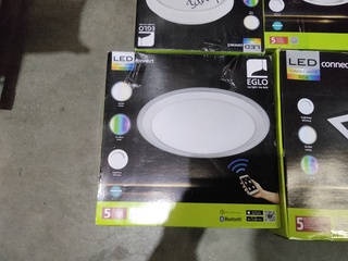 6x Plafondlampen , Eglo, Ledconnect, Ongecontroleerd