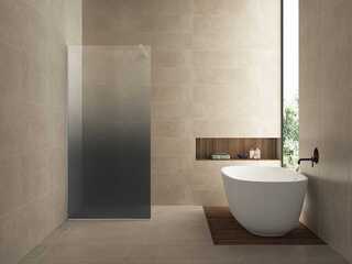 Glasplaat Slim Rook naar helder glas 100×200, WB, 20.3561