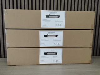 3x Infrarood heaters, 1800 Watt
