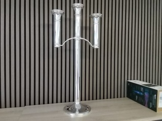 3 Koppige verzilverde kandelaar, Fink Silber