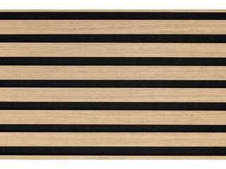 3x Akoestische wandpanelen, Karo, natural oak