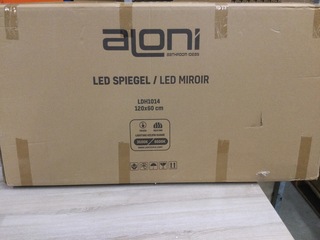 Badkamerspiegel 120×60 cm met Led verlichting, Aloni, LDH1014