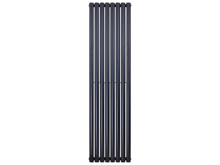 Designradiator Ovaal enkel 180×47,2 cm, Belrad O.B.12-1800/472, mat zw