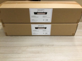 2x Infrarood heaters met asb, AH18CCR, zwart