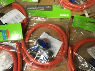 Ca. 30x Gasdrukregelaar set, Gimeg