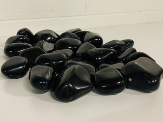 Ca. 26x Regenboogobsidiaan trommelsteen, Jumbo