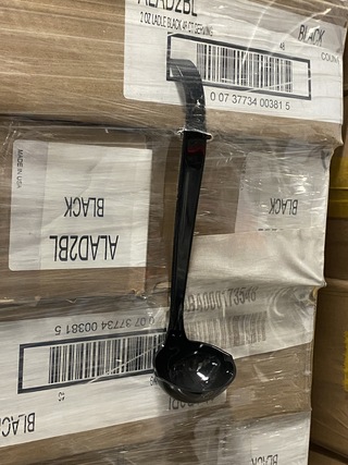 Ca. 1248x luxe opscheplepel, Zwart