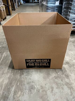 Ca. 150x Grote verzenddozen 100x100x40cm dubbelgolf, bruin