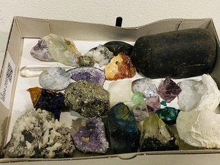 Ca. 24x Diverse mineralen