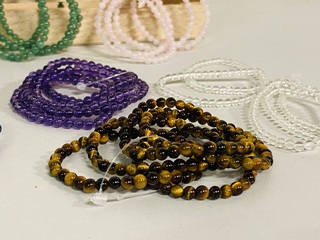 Ca. 40x Kogelarmbanden voor kinderen 4mm