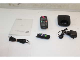 Gigaset E290E  Single Senioren DECT Telefoon  Zwart