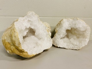 Bergkristal geode