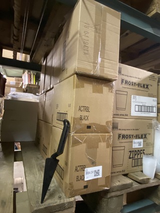 Ca. 480x luxe taartschep, zwart