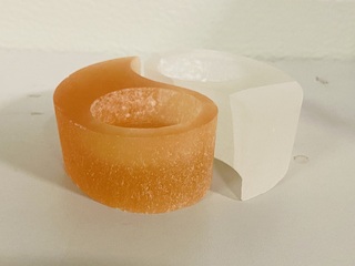 7x Yin-yang sets waxinelichthouders