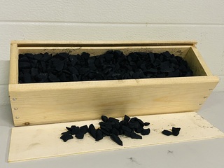 3x Kilo shungiet ruwe brokjes