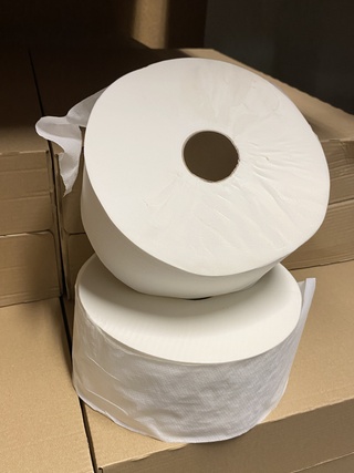 8x Dozen a 12 stuks jumbo wc-rol 270 meter