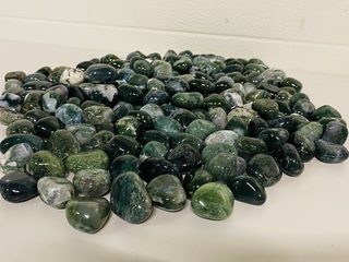 3x Kilo agaat mos trommelstenen