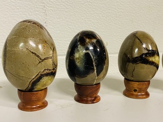 5x Septariekwarts eieren