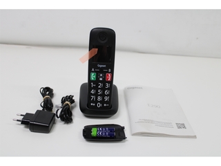 Gigaset E290E  Single Senioren DECT Telefoon  Zwart
