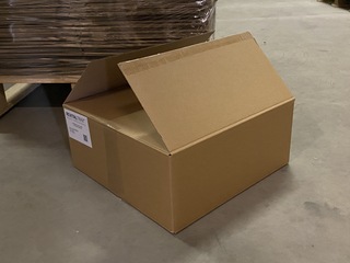 Ca. 500x Verzenddozen 38x38x17cm, bruin