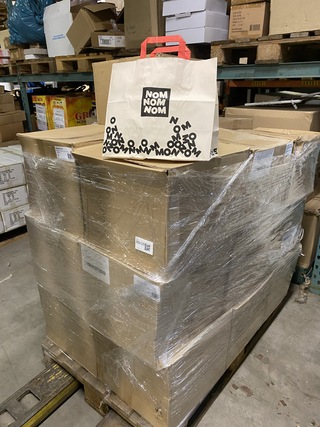 Ca. 10x Dozen a 250 stuks Papieren draagtassen groot