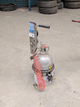 Rem en koppeling ontluchter Raasm, 10705, bouwjaar 2010