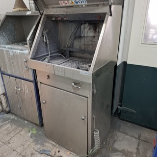 Spuitpistoolreinigingskast Hamach