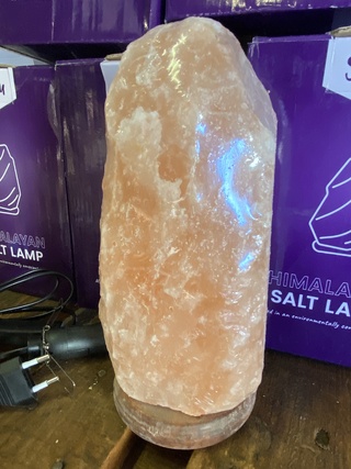 5x Zoutlampen himalayazout 100% natuurlijk 3-5 kg