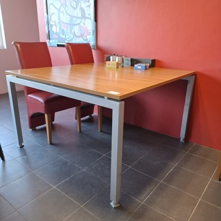 Kantinetafel met 6x stoel