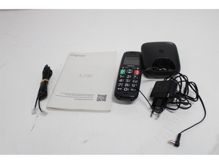 Gigaset E290E  Single Senioren DECT Telefoon  Zwart