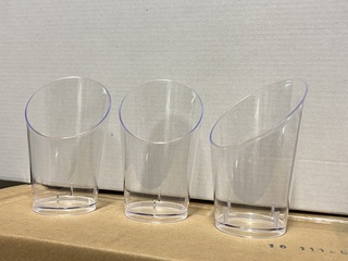 Ca. 2240x Fingerfood – amuseschaaltjes, transparant