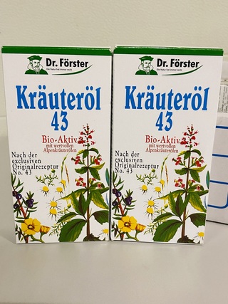 Ca. 10x Kruidenolie no. 43 Dr. förster, 43