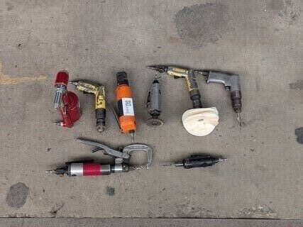 8x Diverse pneumatisch gereedschap