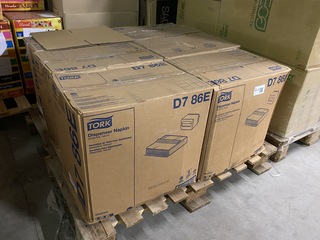 6x Dozen a 6000 Tork Universele Masterfold-servetten, TORK, Bruin